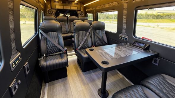 jacksonville 12 passenger sprinter van interior