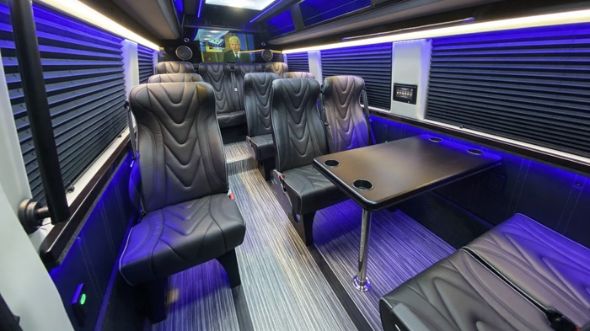 jacksonville 18 passenger sprinter van interior