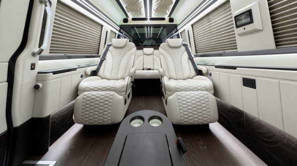 jacksonville 8 passenger sprinter van interior