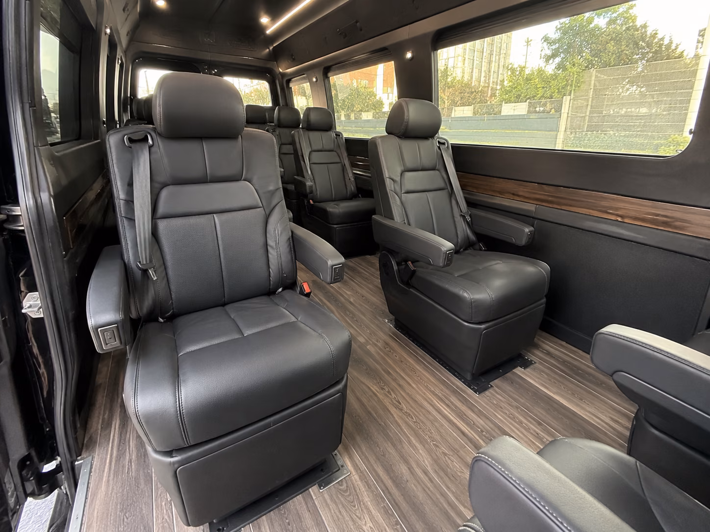 jacksonville 10 passenger sprinter van inside