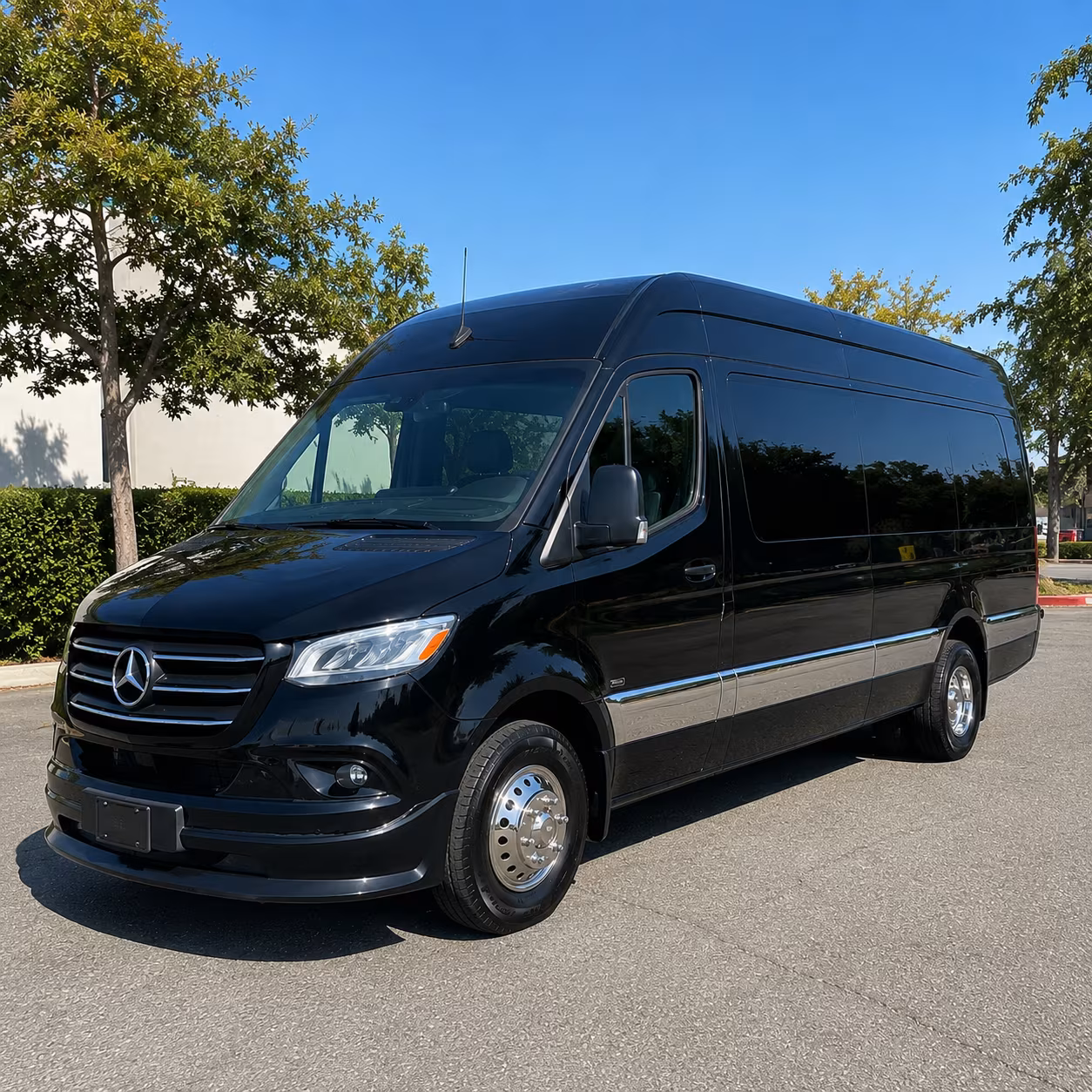 jacksonville sprinter van booking step 1